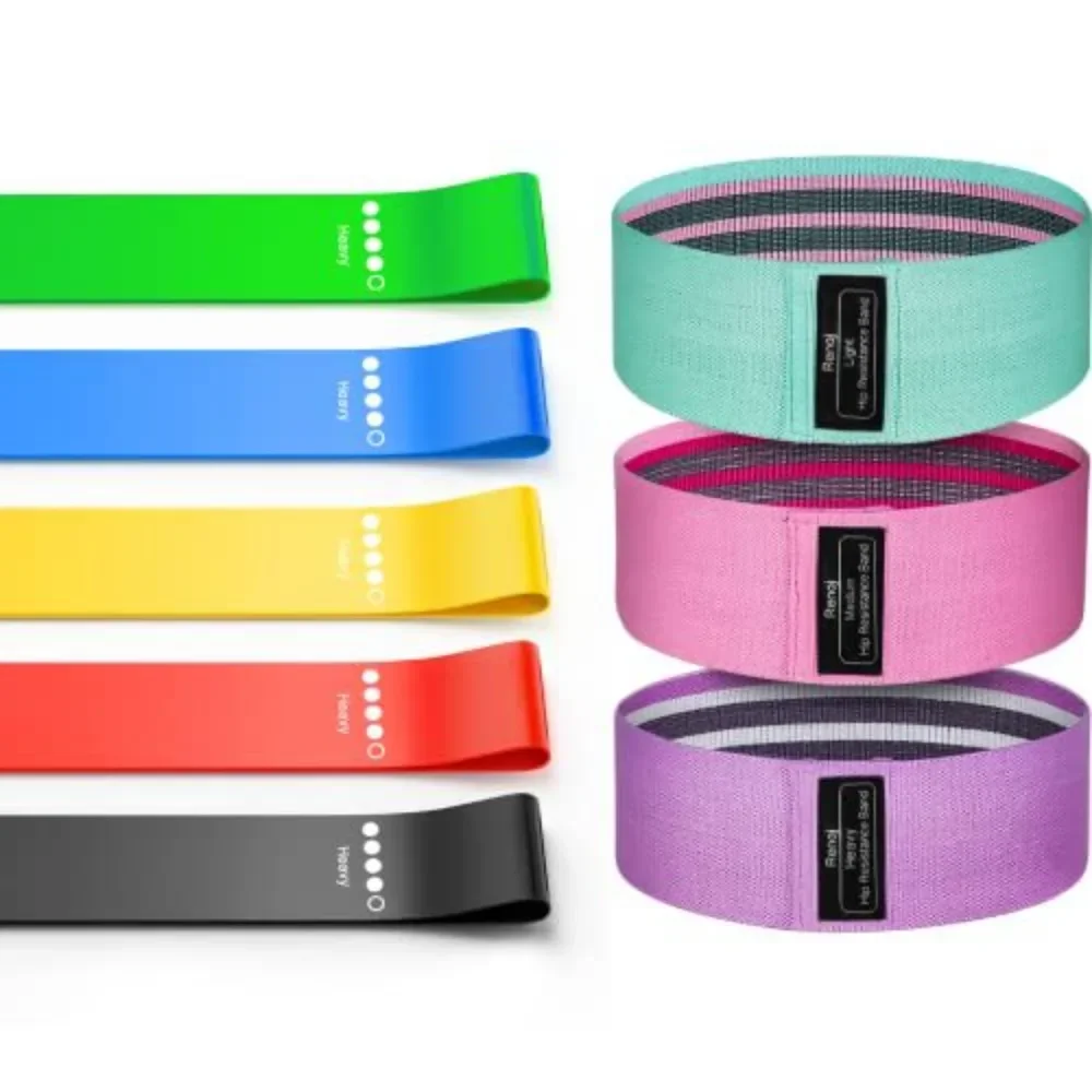 

Bodybuilding Ring Elastic Belt Set Yoga Resistance Belt Squat Buttocks Circle Yoga Resistance Belt Abuse Buttocks Non-slip