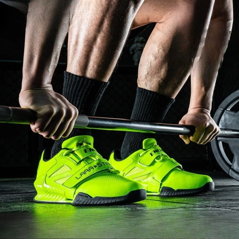 

Классические мужские кроссовки для тяжелой атлетики, износостойкие, для приседаний и становой тяги, нескользящие, для тренировок