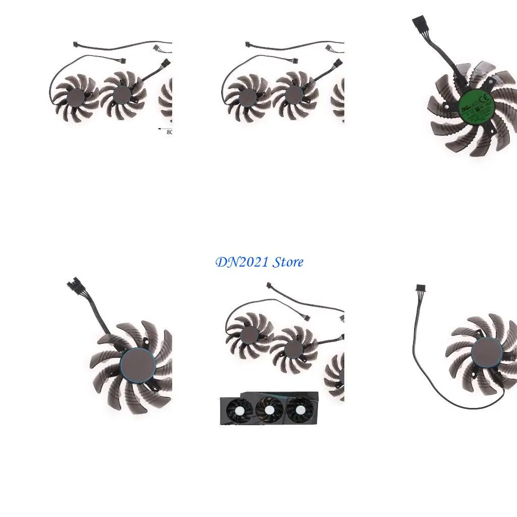 

F3KE PLA09215S12H ГААССИЯ Охлаждение VGA FAN 4PIN 12V 0,55A для Gigabyte GeForce