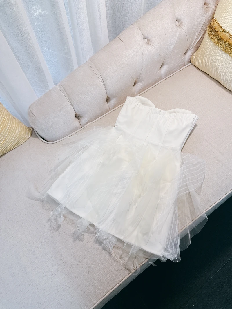 Princ Sle مثير الرغبة النقية Strapl Fibone الدانتيل غير المتكافئة الخصر حزام الراقية عيد ميلاد الاسمية الدكتور ثوب