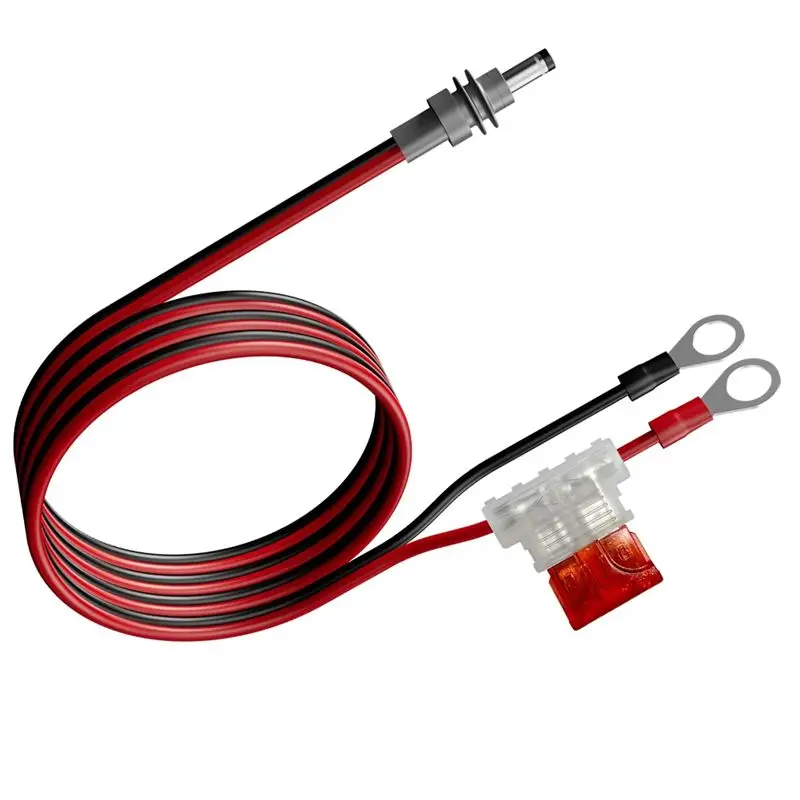 M93K-For Starlink Mini Power Cable Waterproof Extension 14AWG Wiring Harness With Automotive Fuse Holder ATC/ATO DC Plug