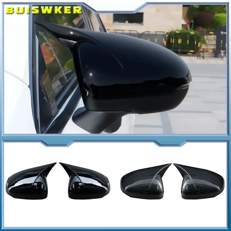 Black Side Mirror Cover Caps for Mercedes Benz W177 A CLA Class C118 V177 2019 2020 CLA200 CLA250 CLA35 CLA45S Sedan Saloon A180