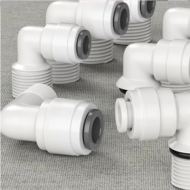 1/5pcs Hose Pope Straight RO Right Angle Elbow RO Water Fitting Male Female Thread Connector Filter Reverse Osmosis Parts