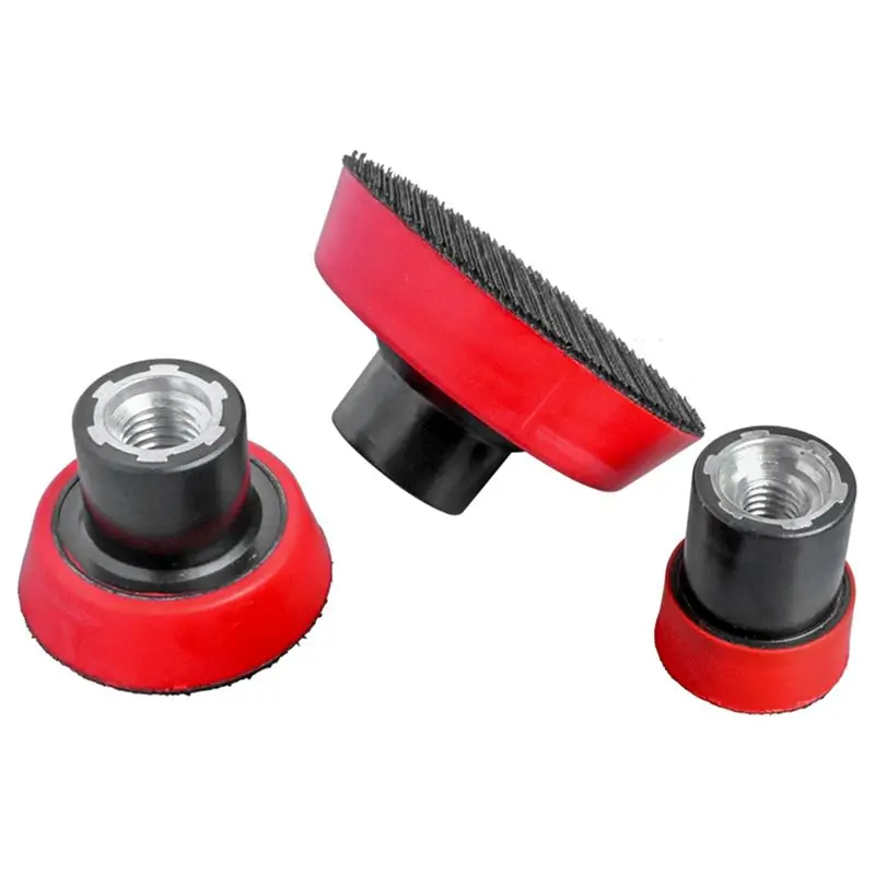 AEE4-1/2/3 Inch Plate Backing Pad Sanding Polishing Pad Holder For Car Wash Care Sponge Pad Backer Disc M14