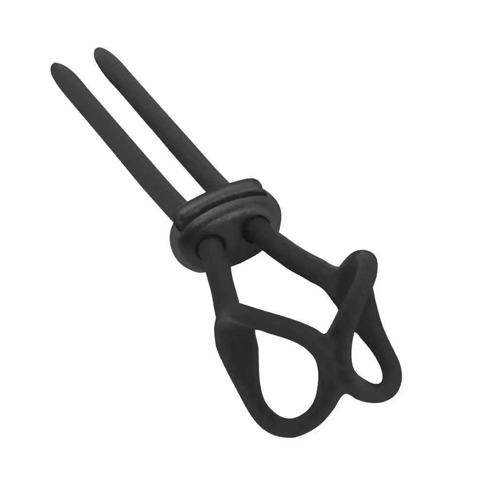 Regolabile maschio Silicone pene lock cock Ring bondage erezione ritardo eiaculazione ingrandimento palla barella massaggiatore giocattolo del sesso uomini