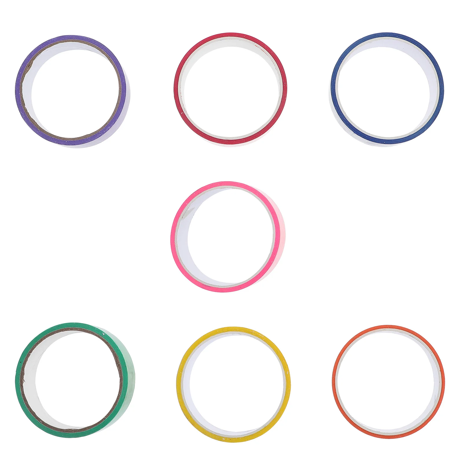 7 rollos de cintas adhesivas de bolas, diseño único, artesanía exquisita, fácil operación, cintas de alivio de presión para ahorrar tiempo para uso diario