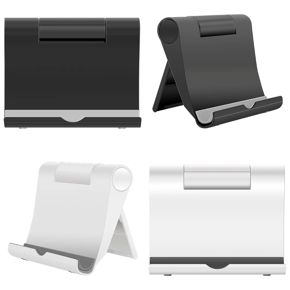 Soporte de teléfono de escritorio Universal para iPhone, iPad, tableta ajustable, soporte de escritorio plegable para teléfono