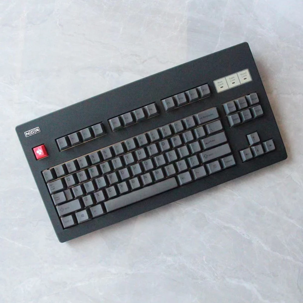 

NCR80 Black Keyboard Case with Soldering or Hot-Swap Kit Ansi IOS 87Keys Layout QMK VIAL supported EC Kit Optional