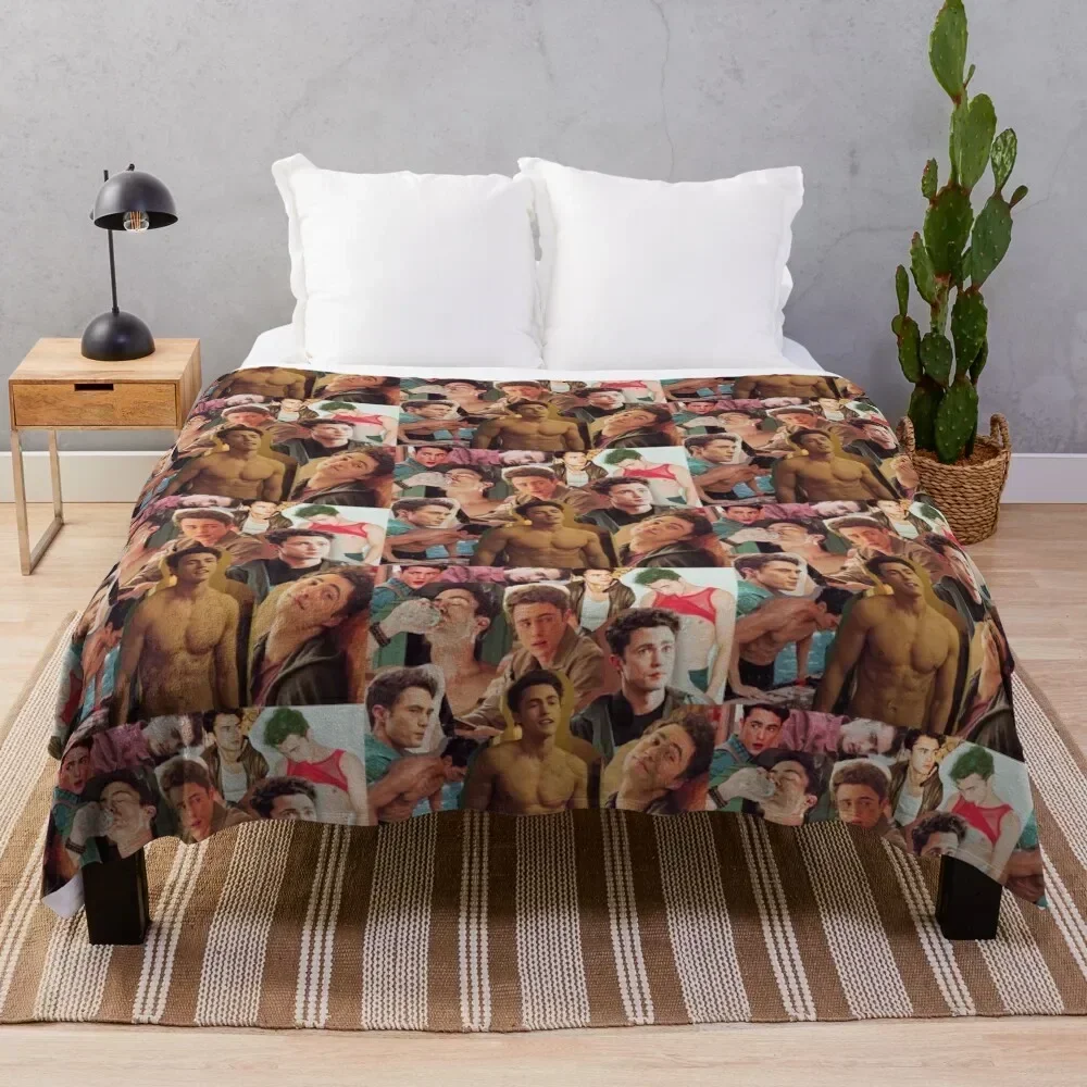 Paxton Hall Yoshida/ Darren Barnet Collage Throw Blanket Loose Sofa Blankets