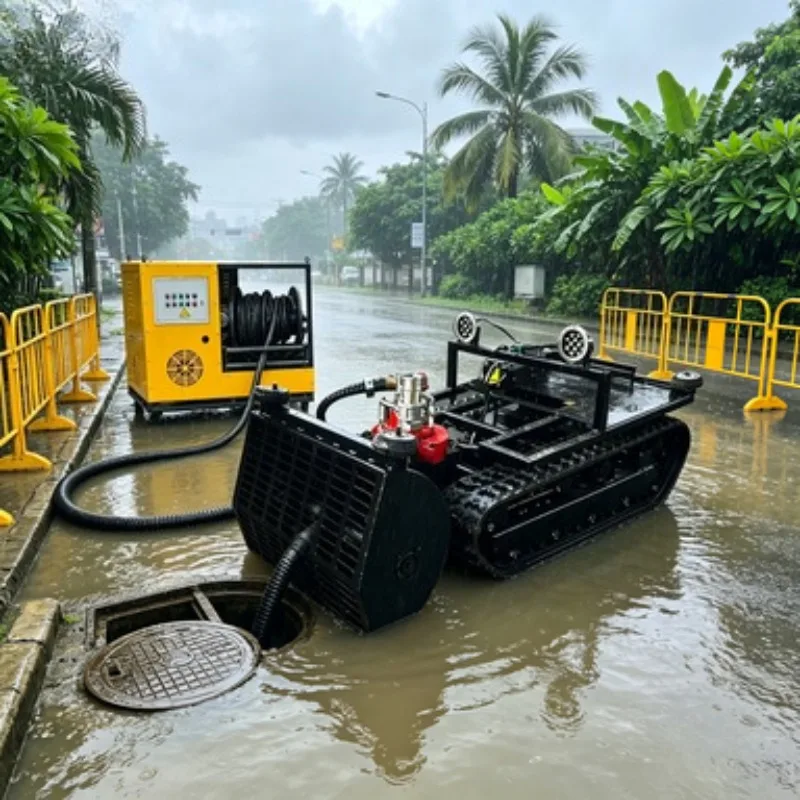 High Quality Underwater Silt Remover Cleaning Dredging Detection Dredge Remote Robot Unmanned Operation for Pond Dredging