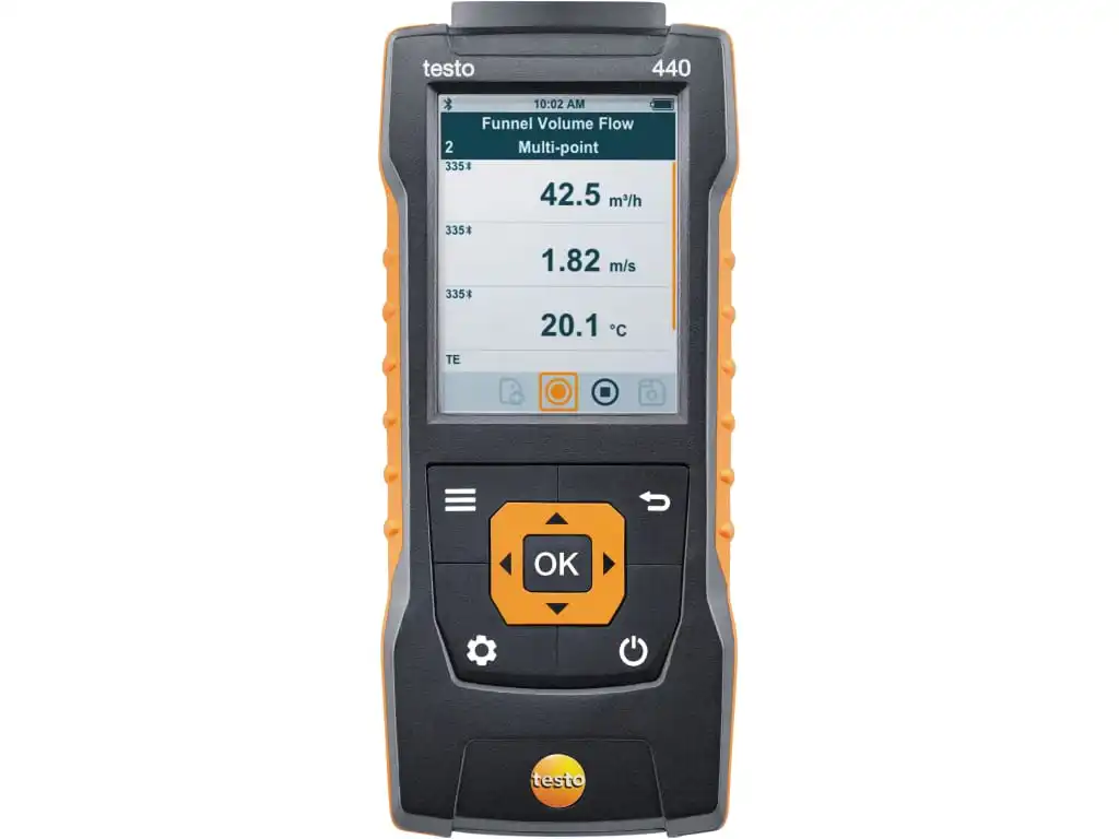 Testo 440 CO2 Kit with Bluetooth Carbon Dioxide Monitoring