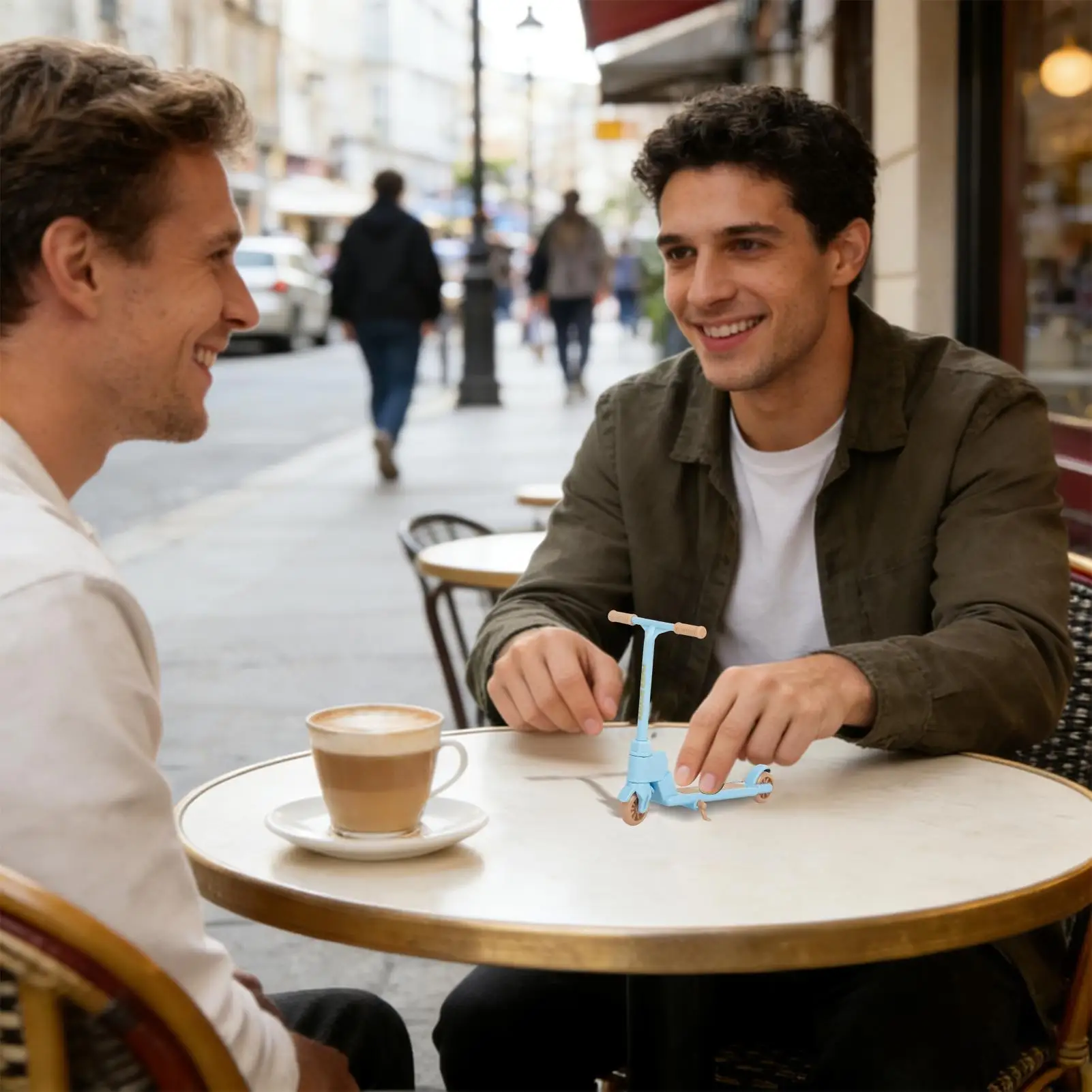 Mini Scooter jouet deux roues pliable antidérapant bureau Gadget doigt Scooter pour enfants fête maison école voyage Fidget