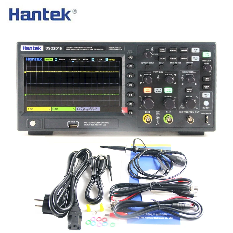 hantek osciloscopio digital portatil testador de medidor usb canais 100mhz largura de banda 150mhz dso2c10 dso2d15 dso2d10 dso2c15 01