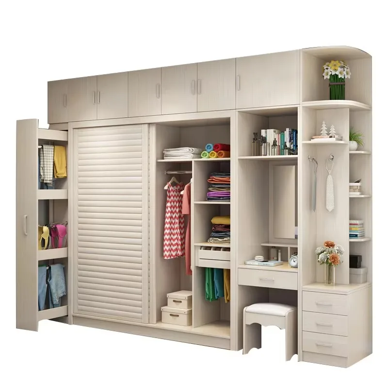 hot selling cabinet closet organizer bedroom a print white wardrobe with 2 door furniture