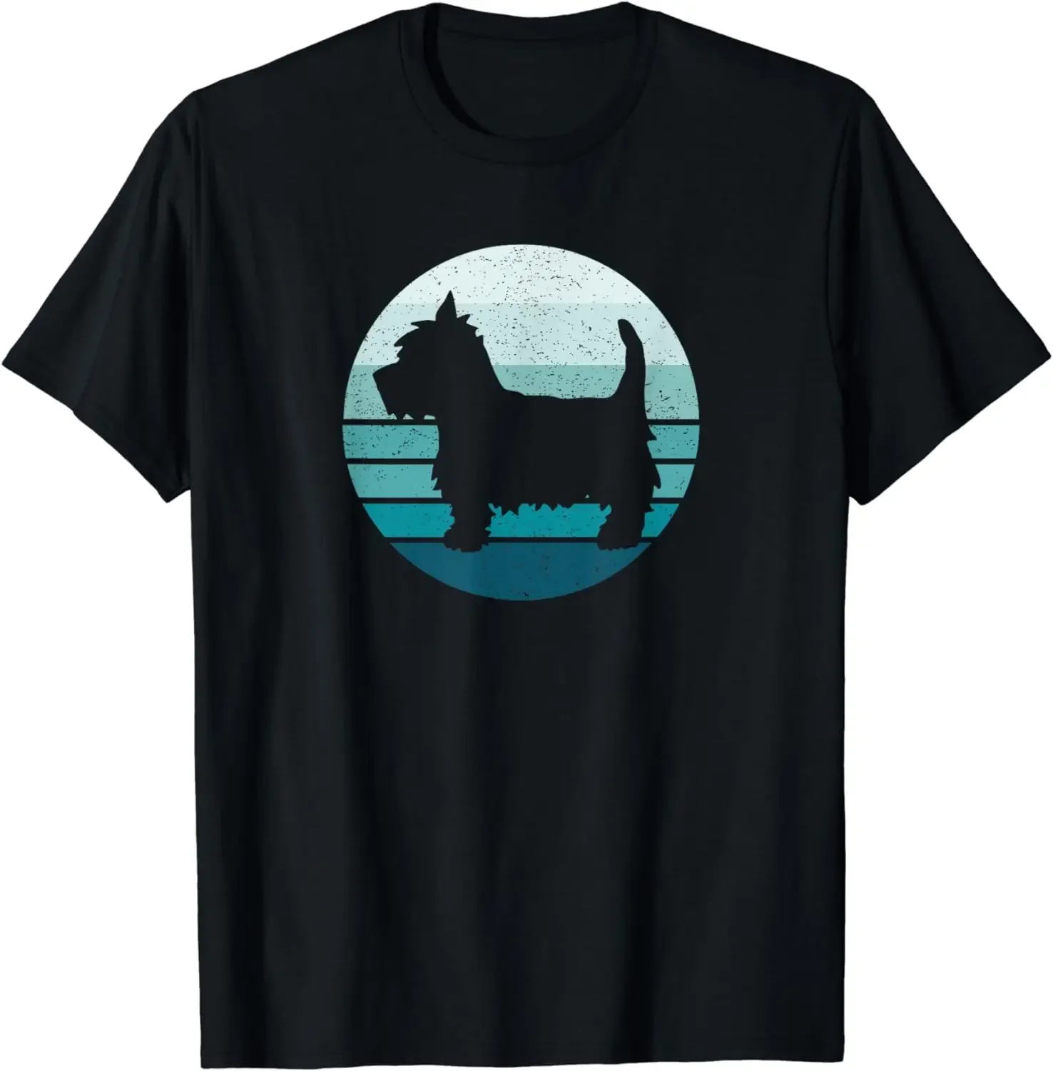West Highland Terrier, Westie Dog, Vintage T-Shirt Women Clothing Fashion Graphic T Shirts Aesthetic Clothes Summer Streetwear