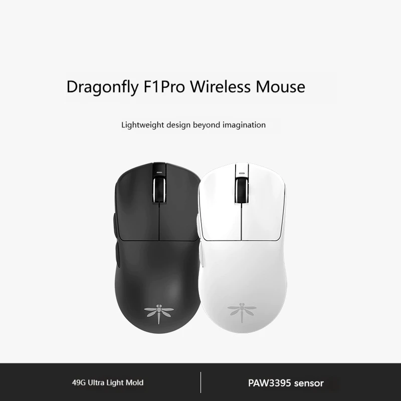 

Беспроводная мышь VGN Dragonfly F1 Pro Max 4k, двухрежимная игровая мышь Moba, 2,4G, проводная легкая игровая мышь для киберспорта, ПК/mac, подарок