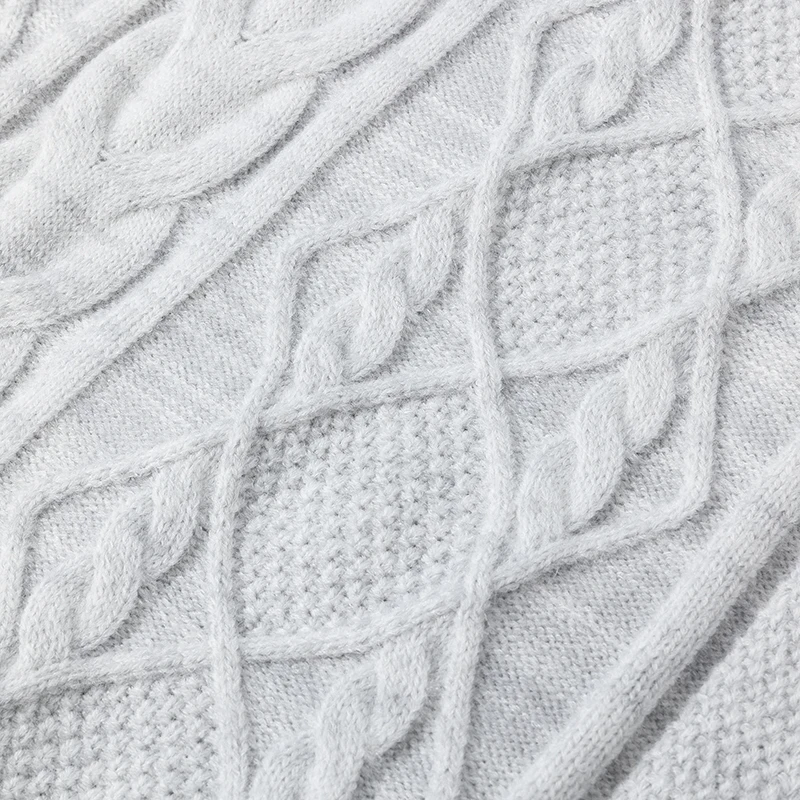 2025 Men Korean Knitwear Loose Twist Knit Pullover New Men Round Neck Sweater Autumn Winter Male Warm Couple Sweaters Tops