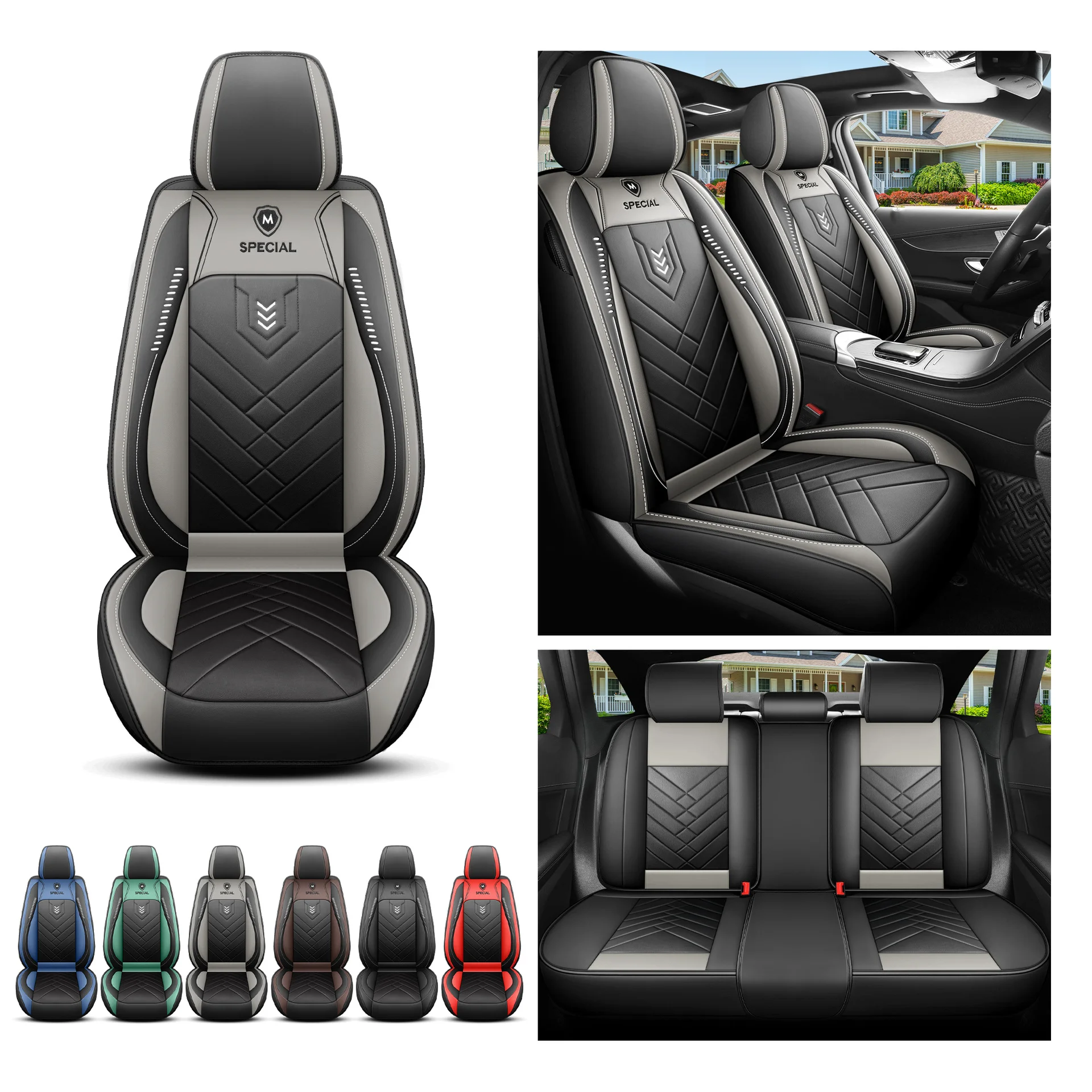 Cushion Universal Car Seat Covers For Suzuki Swift Ignis SX4 Grand Vitara Alivio Grand EscudoKizashi S-Corss Auto Accessories