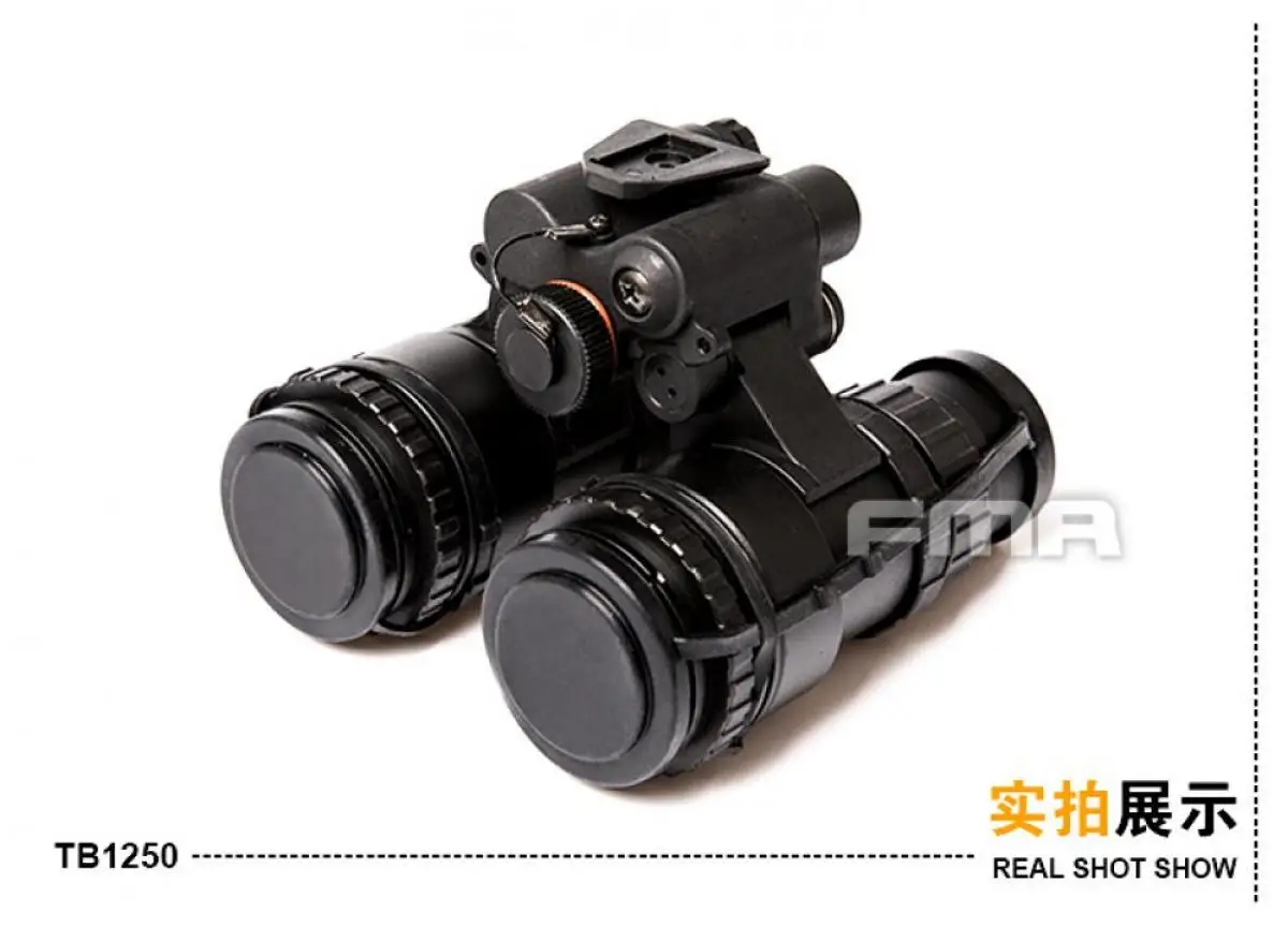 FMA Tactical Rubber Lens Cover for PVS15 Dummy Night Vision Goggle Model PVS15 NVG Lens Protective Cover