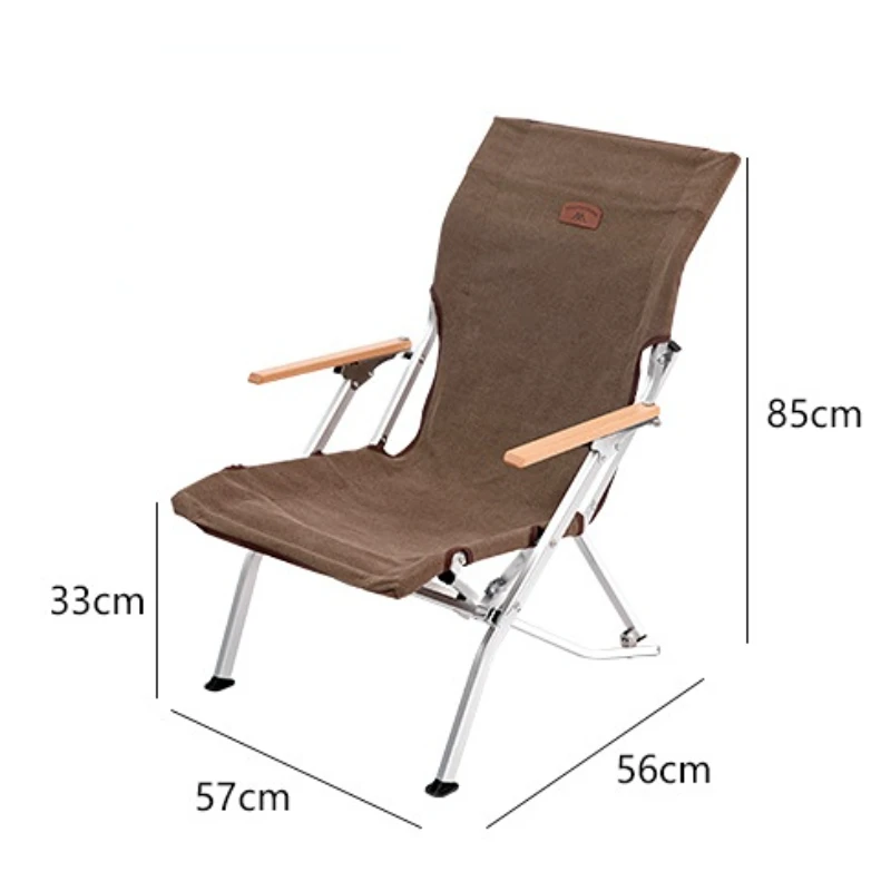 Portable Outdoor Folding Camp Chair Aluminum Alloy Oxford Cloth Collapsible Seat for Fishing BBQ Party Picnic Ultralight