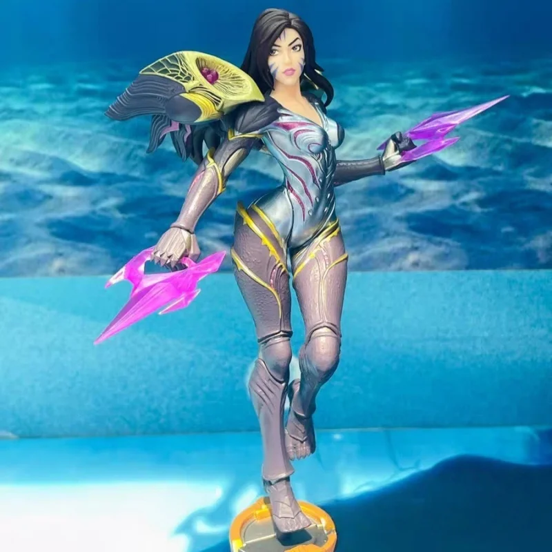 

In Stock League Of Legends Lol Cmge Collaboration Edition Kaisa 3d Modeling Pen Figurine Ornament Classic Charm Collectible Gift