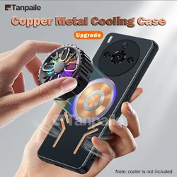 For ZTE nubia Z60S Pro Z60 Ultra Leading Z50S Z50 Ultra Z40 Cooling Case Magnetic Shockproof Copper Metal Heat Dissipation Funda