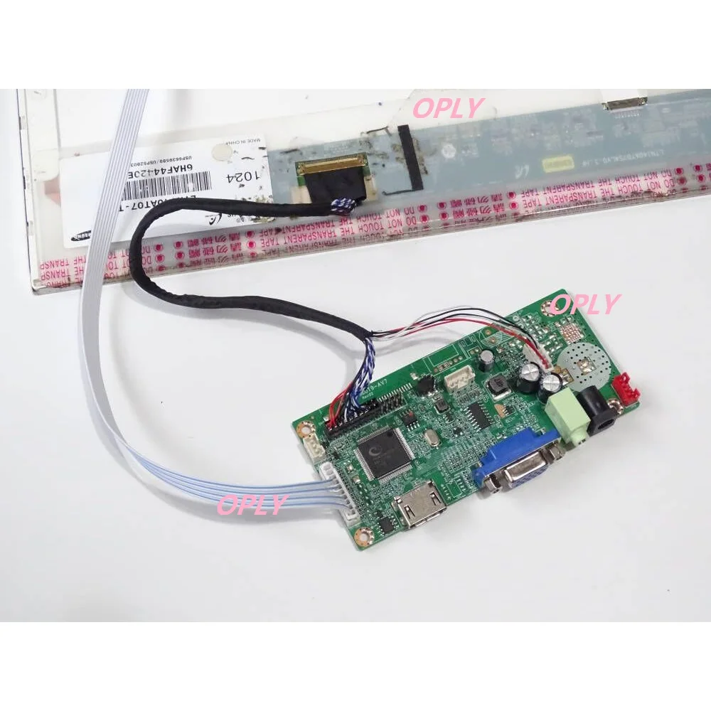 Para b156hw01 b156hw02 v0 b156hw02 v1 b156hw03 1920x1080 15.6 "tela led58c placa controladora hdmi-painel vga compatível