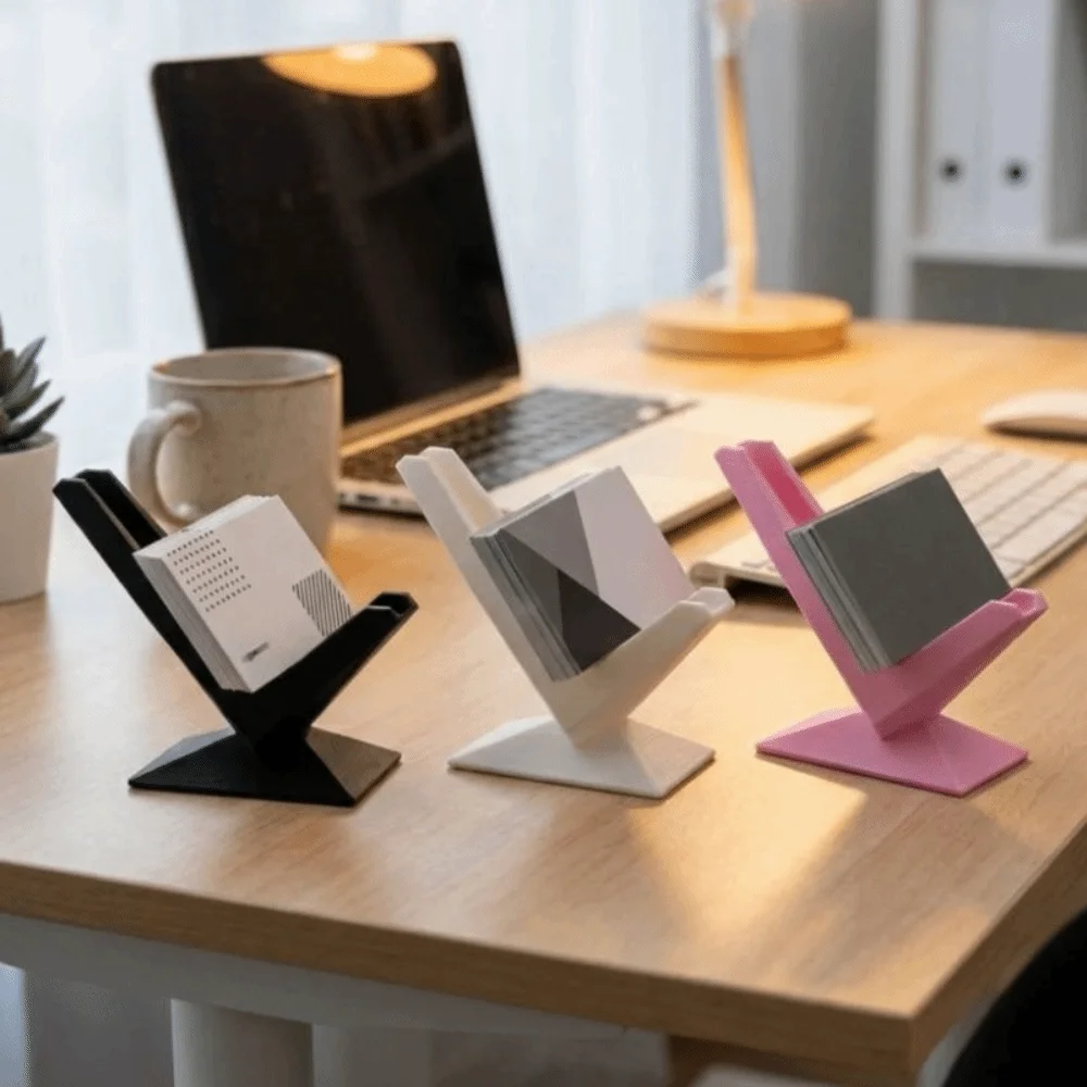 

3D Printing Business Card Holder Plastic Card Case Card Display Holder Space-saving Rustproof Desktop Storage Rack Home Office