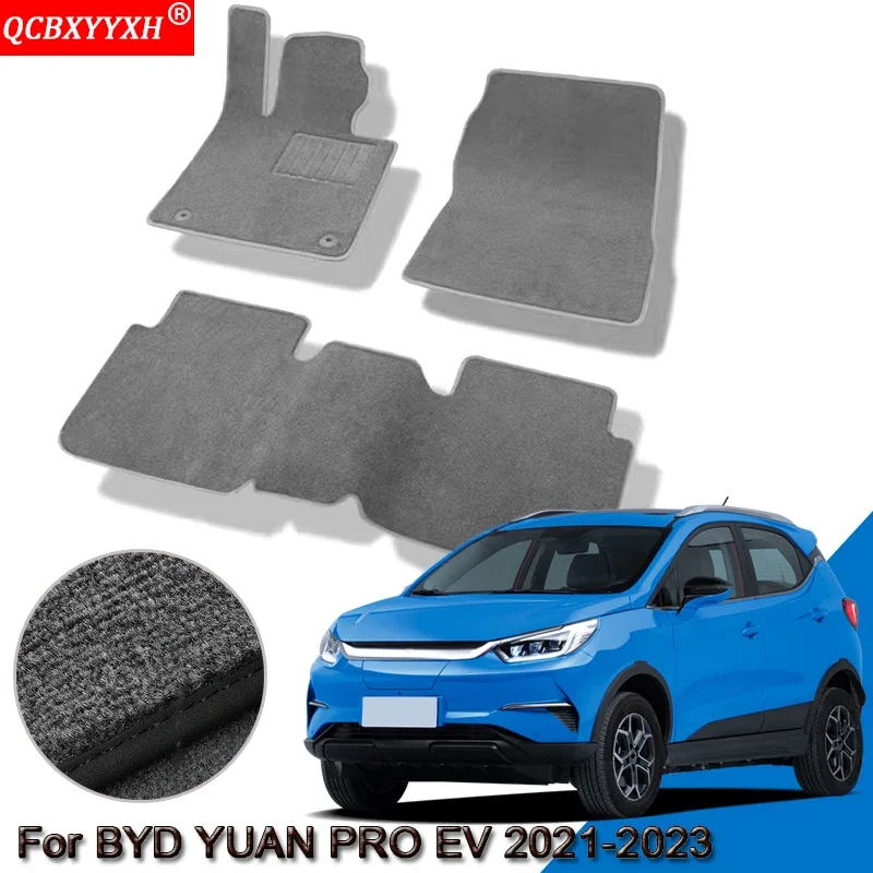 

Автомобильные коврики на заказ для BYD YUAN PRO EV 2021-2023, водонепроницаемые нескользящие коврики, внутренняя защита, ковры, аксессуары