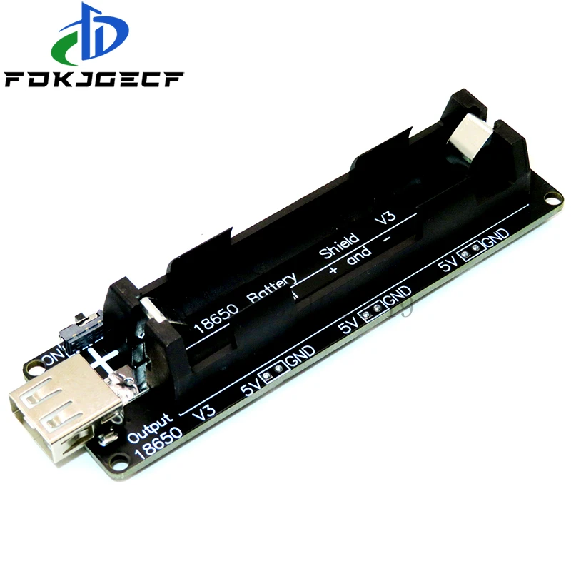 Picture 4: ESP32 ESP32S For Wemos For Raspberry Pi 18650 Battery Charge Shield Board V3 Micro USB Port Type-A USB 0.5A For Arduino Charge