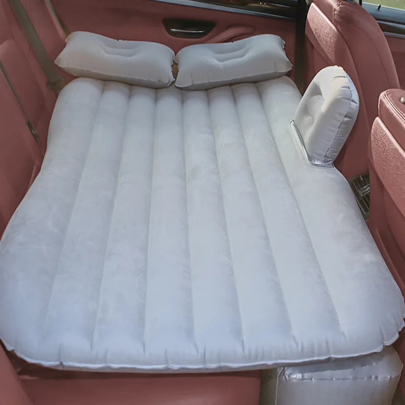 Car air bed PVC flocking air mattress Car upholstery SUV rear seat folding travel bed Versatile and portable