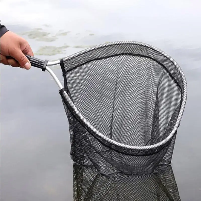 

R6FE Fishing Net with Comfortable Grip Landing Net Fishing Tackle Tools Aluminum