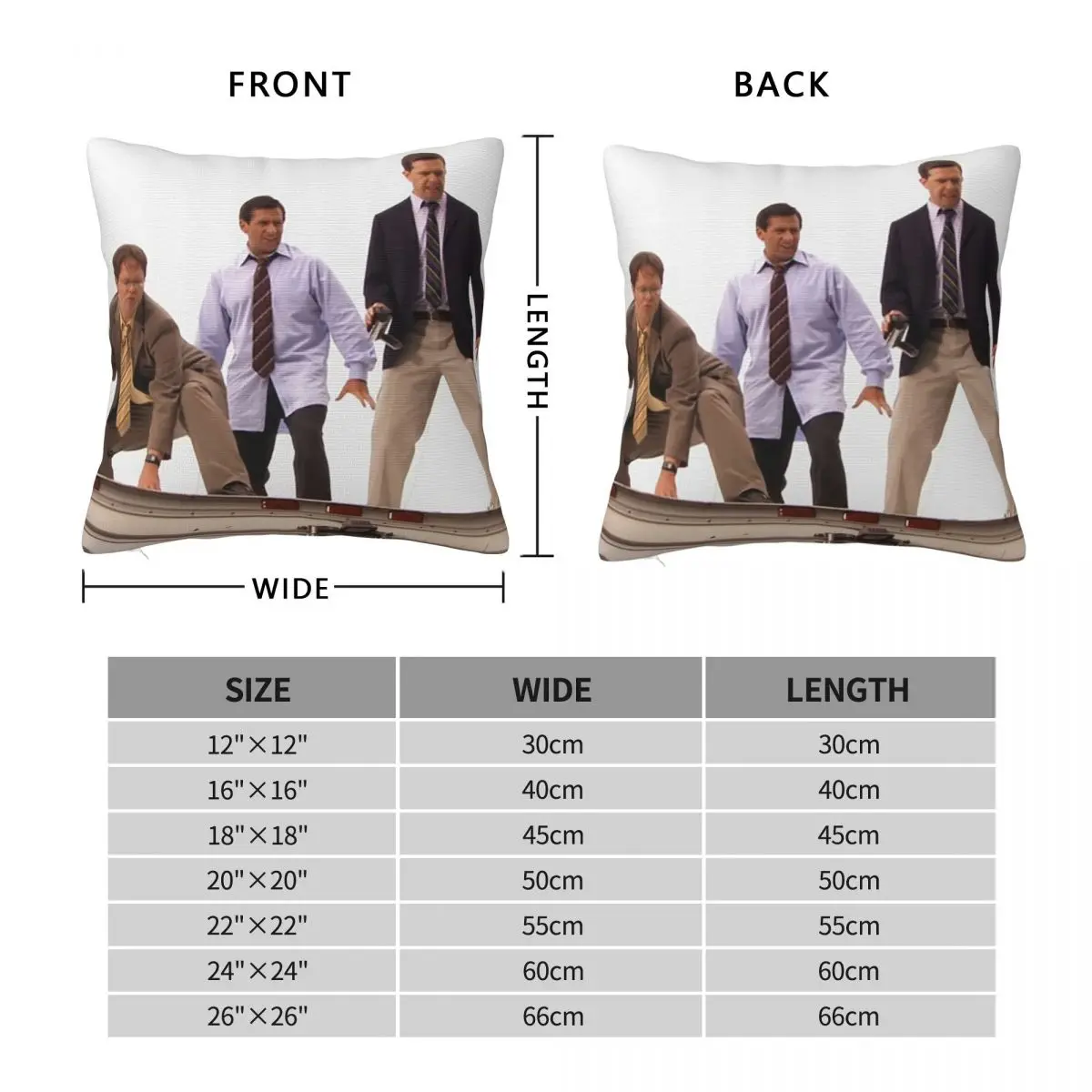 The Office Hardcore Parkour Dunder Mifflin Paper Company Square Pillowcase Pillow Cover Cushion Throw Pillow for Home Sofa