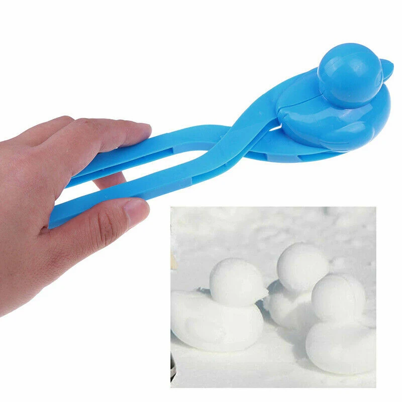 Duck Shaped Snowball Maker Clip Children Outdoor Plastic Winter Snow Sand Mold Tool for Snowball Fight Outdoor Fun Sports Toys