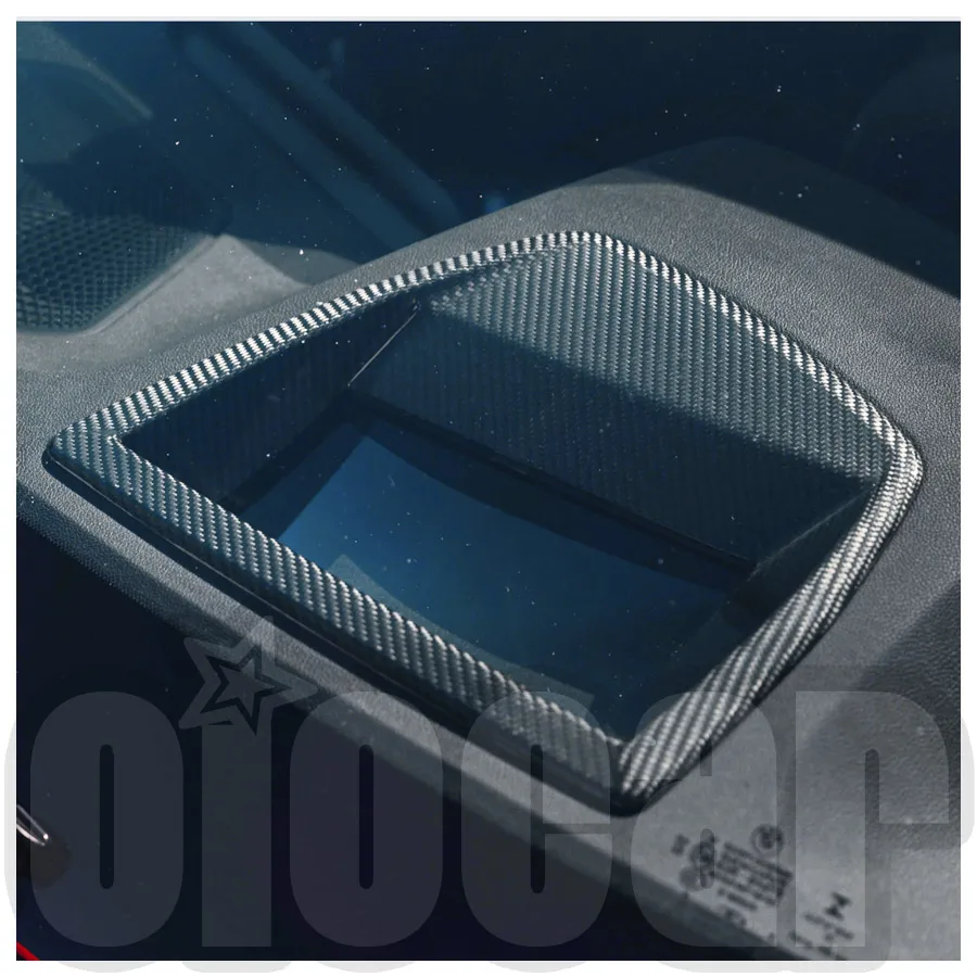 oiomotors Pre-preg Dry Carbon Front HUD Head Up Display Cover For BMW G87 M2 G80 G81 M3 G82 G83 M4