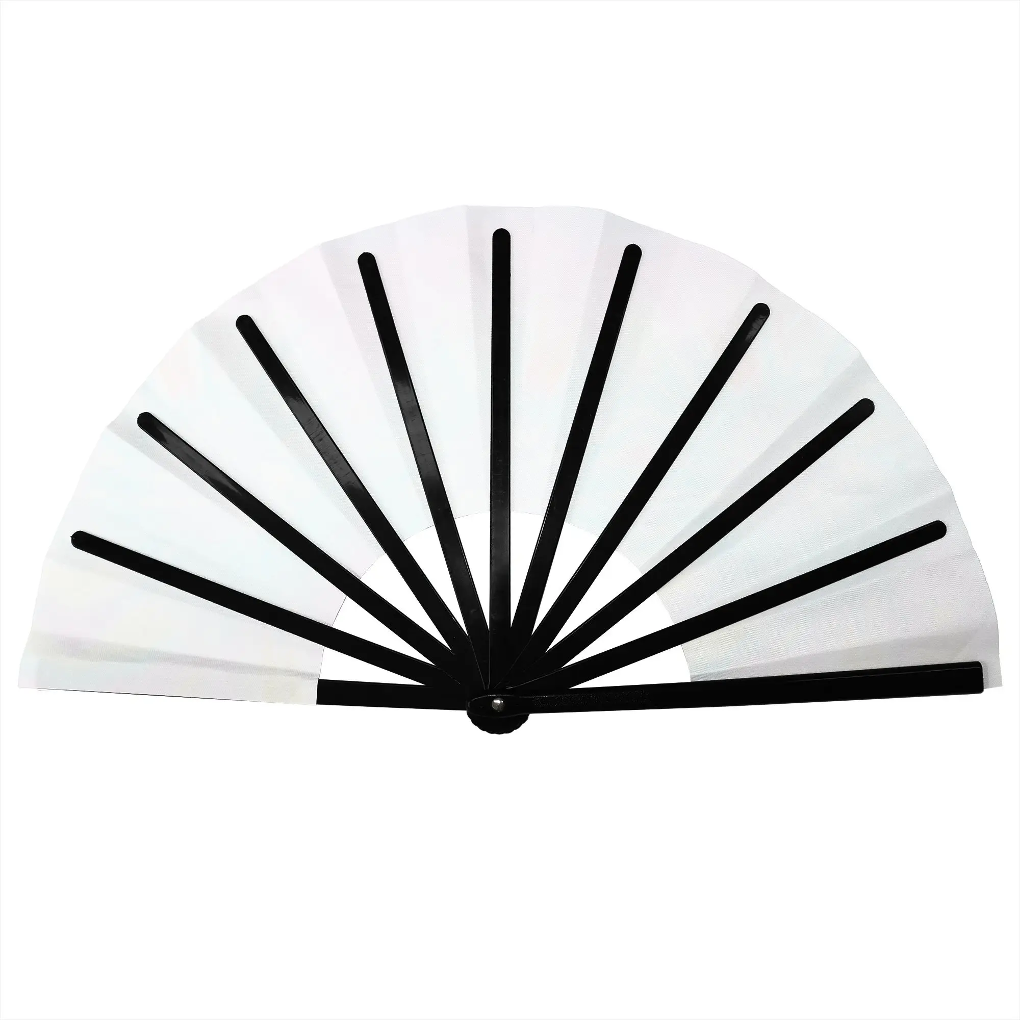 Tie Dye Traditional Folding Fan Oriental Art  High-Quality Polyester Fans Gift  Exquisite Decorative Hand Fan