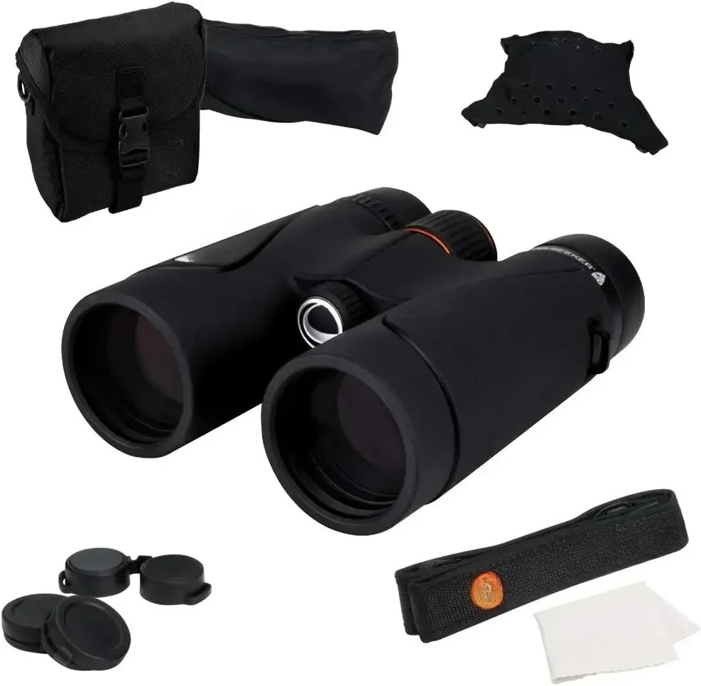 TrailSeeker 8x42 ED Binoculars - Compact Birdwatching Binoculars with ED Objective Lenses, Broadband Multi-Coated Opti