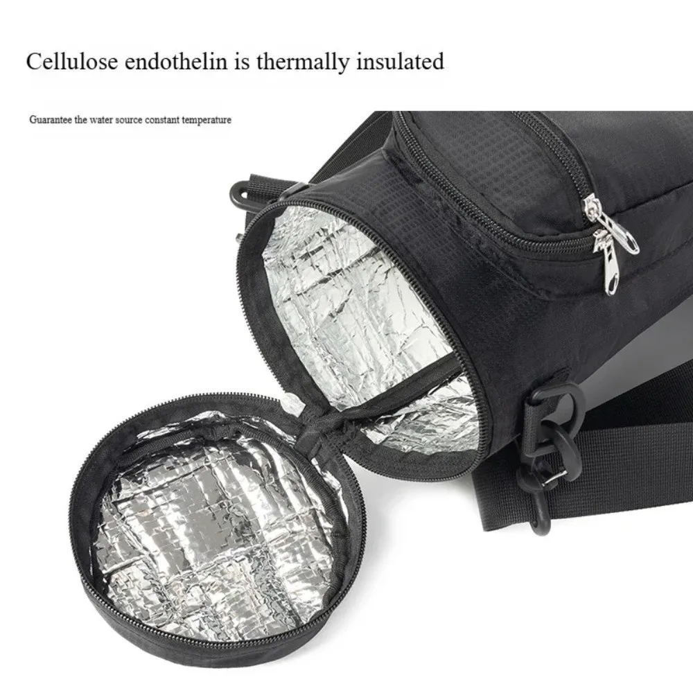 Borse refrigerate portatili Capacità 1,5 l/2 l Borsa di stoccaggio isolata in tessuto Oxford Borsa di stoccaggio per bottiglia d'acqua dal design isolato durevole