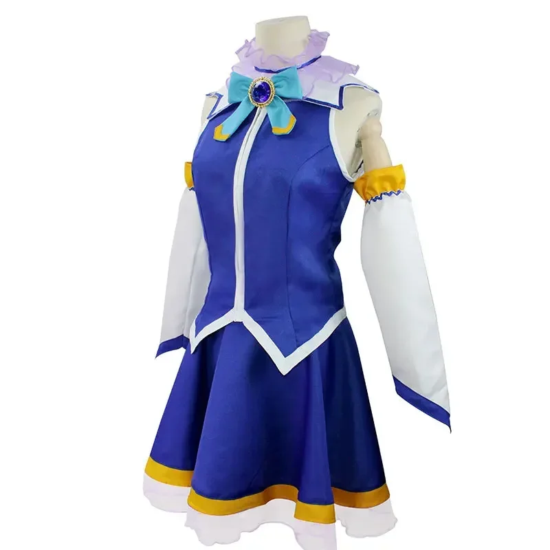 Aqua Konosuba Cosplay Anime Konosuba God's Blessing on this Wonderful World Aqua Cosplay Costumes Wig Shoes Dress For Women