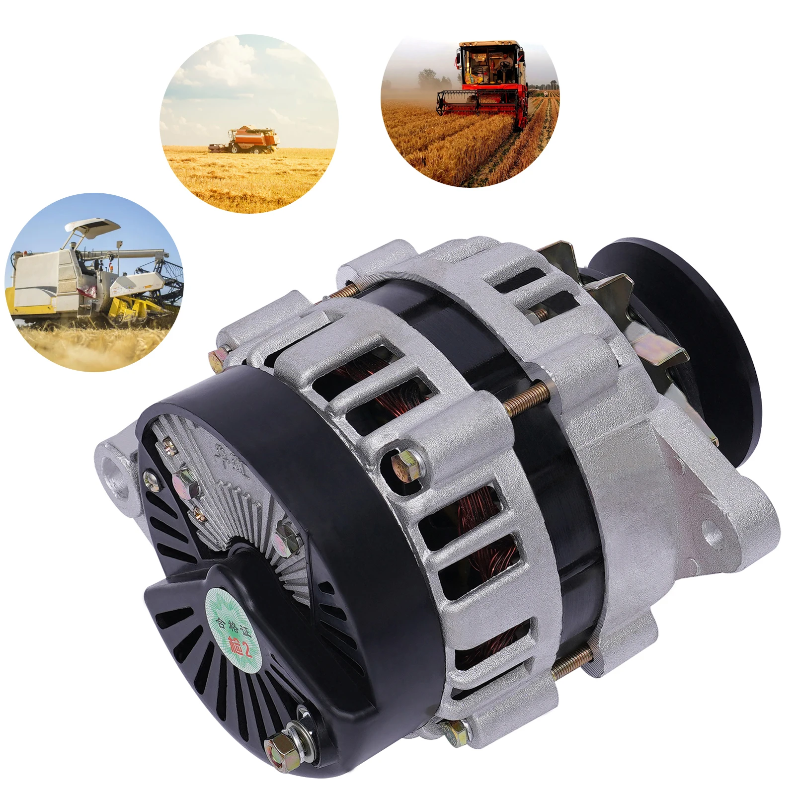 2000W Brushless Generator 24V Permanent Magne Motor for Charging and Lighting Agricultural Vehicles