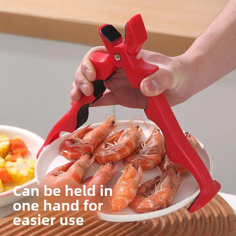3-in-1 Hot Plate Gripper Multi-Angle Anti-Scald Bowl Holder Clip Heat-Resistant Anti-Scald Bowl Holder Clip Built-In Jar Opene