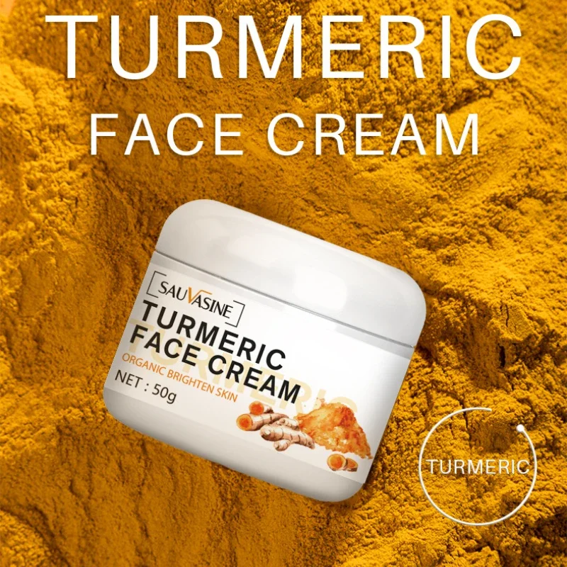 Cross border turmeric face cream lightens wrinkles lifts tightens and brightens skin tone moisturizing lotion skin cream