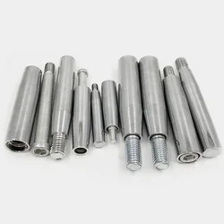 304 SS Machine Tool Rotating Movable Handle / Fixed Rocker Threaded Rod With Single End M6M8M10M12