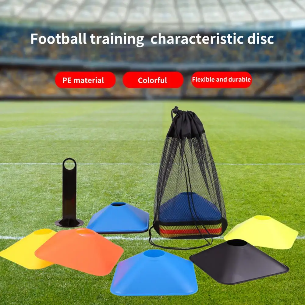 PE Disc Marker Flexible Integrated Square Shape Vibrant Colors Eye-catching	Marking Disc for Training Football