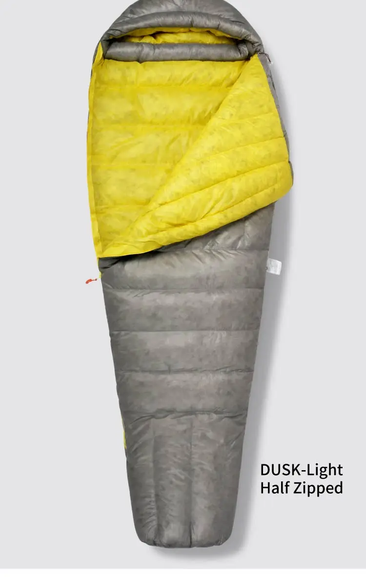 WIND HARD DUSK Upgrade 7D DWR Nylon 800FP Ultradener Schlafsack Down Pro Ultraleichte Camping Wandern Rucksackreisen Schlafsäcke – Detail 13