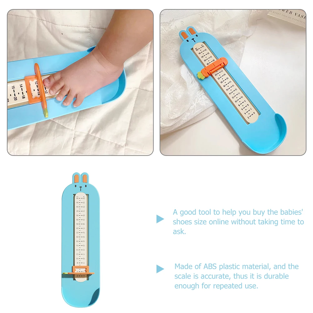 

Toddler Foot Measurer 30cm ABS Kids Infant Feet Measure Gauge Accurate Shoe Size Sizer Device Fast Growing Feet Tool