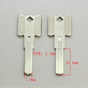 B392 House Home Door Empty Key blanks Locksmith Supplies Blank Keys 10 pieces/lot