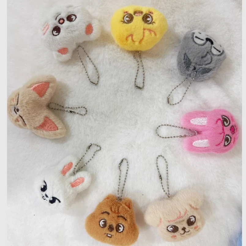 Nouveau SKZOO Mini porte-clés en peluche pendentif mignon pendentif décoratif STRAYKIDS sac à dos accessoires accessoires cadeau de noël