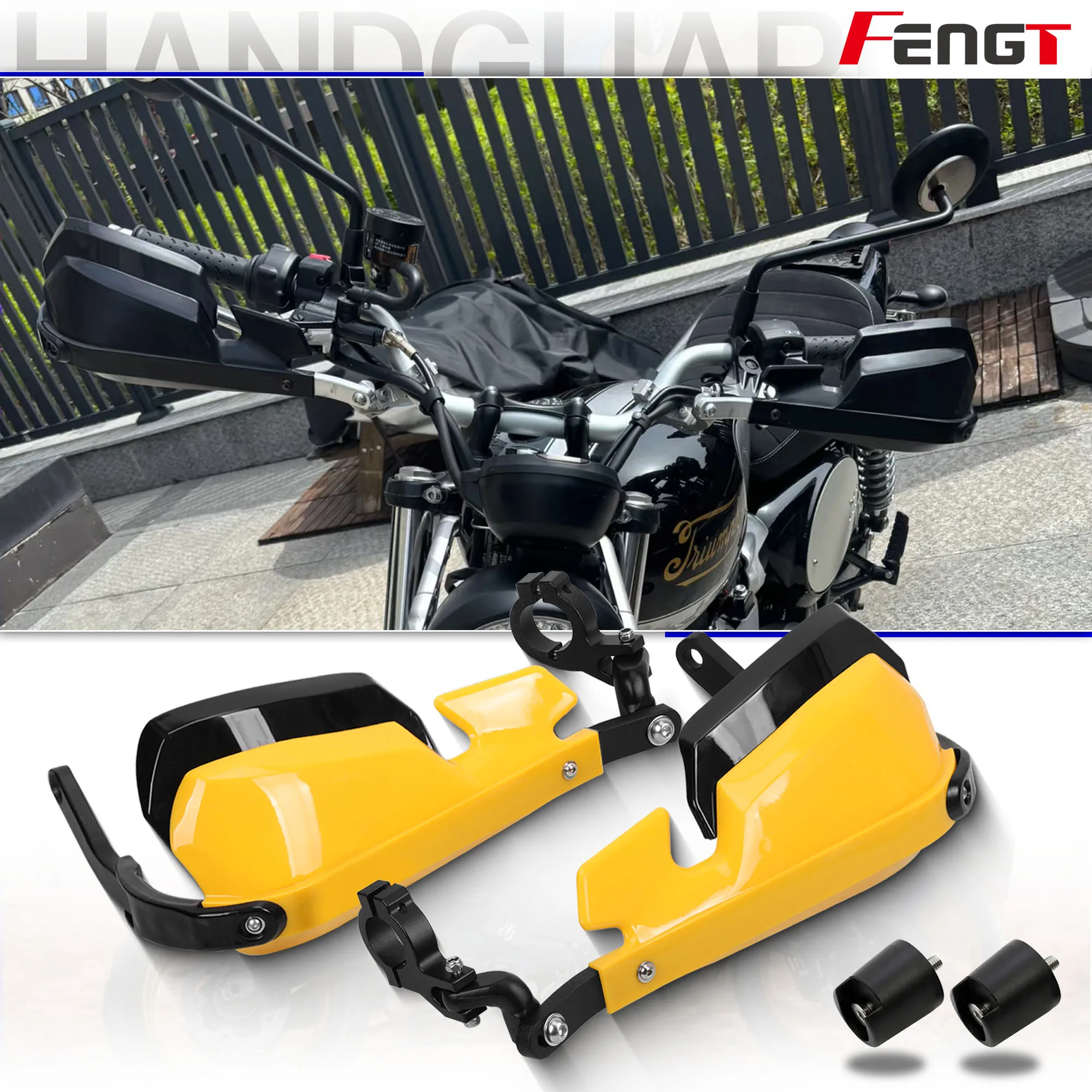 

New For TIGER900 TIGER 800 1200 Rally Pro GT Pro 2020-2021 Motorcycle Handguard Handlebar Hand Shield Handle Guard Protector