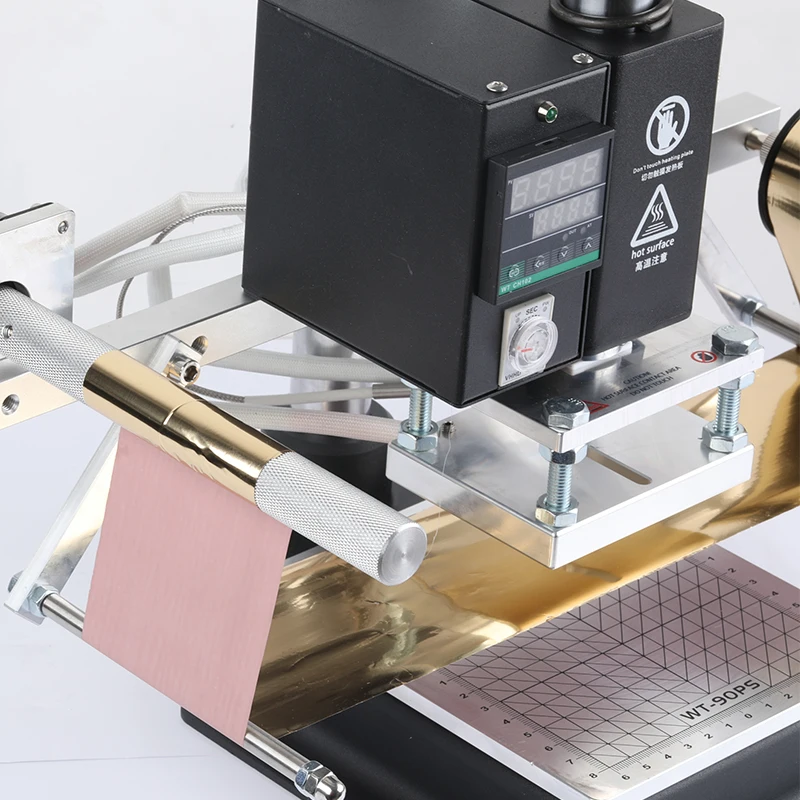 Leather Logo Embossed Hot Stamping Machine Heat Press Machine for Phone Case/Wood /Rock Printing